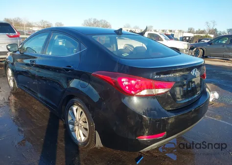 2015 Hyundai Elantra Se from USA, damaged, VIN KMHDH4AE6FU320450